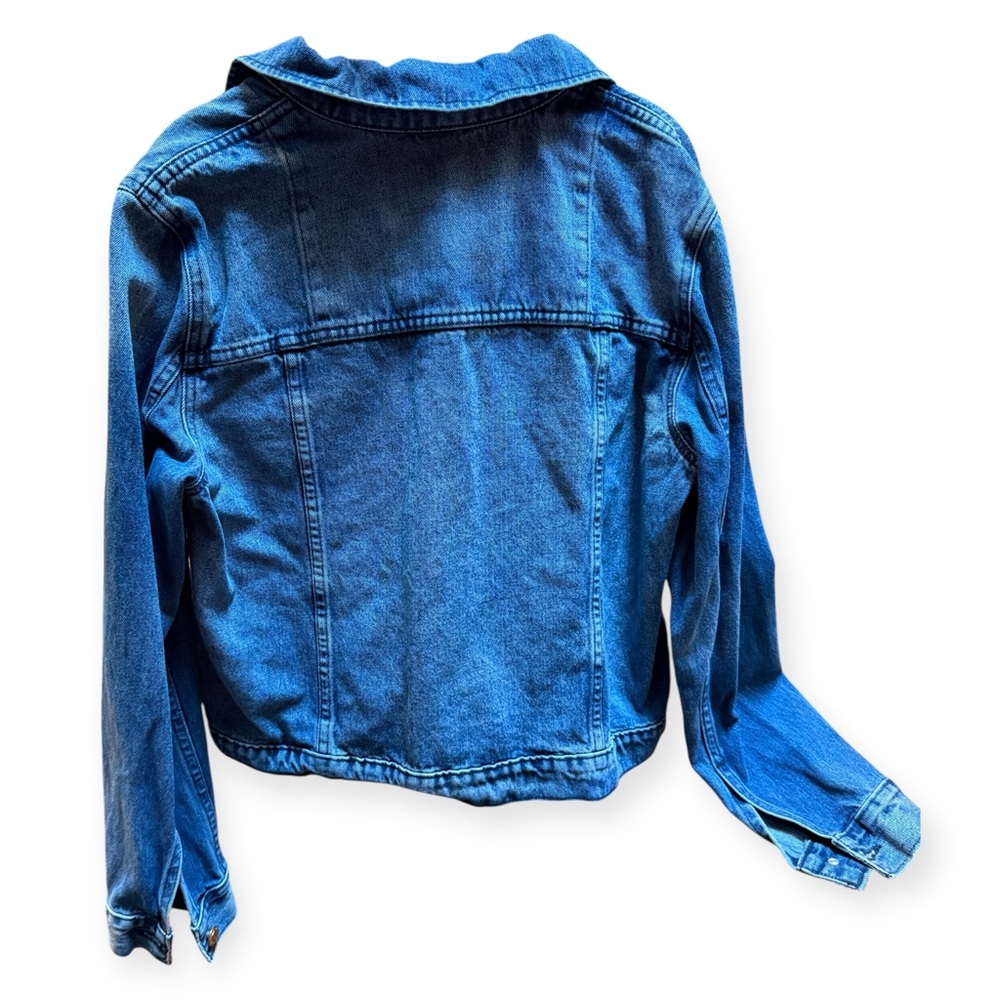 Michael Kors Indigo Button up Denim Jacket. Size Large. NWOT - Picture 3 of 11